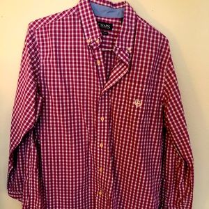 Chaps easy care long sleeve casual dress shirt